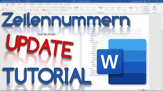 Noch ein Update zu Zeilennumern  Word Online Tutorial [upl. by Haase]