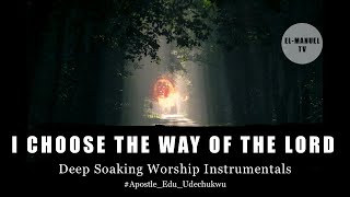 Deep Soaking Worship  I Choose The Way Of The Lord  Apostle Edu Udechukwu  Song Of Consecration [upl. by Ecyarg]