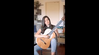 Capricho Árabe by Fransisco Tarrega ┋ FemaleGuitarist guitar classicalguitar [upl. by Nah]