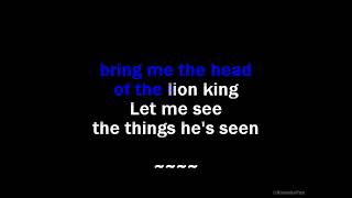 Ghosting  Lion King  Karaoke Version [upl. by Evin]