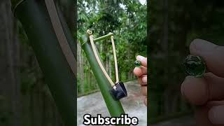 Bamboo Creation With Simple Bamboo Ideas Bamboo Diy slingshort bambooart [upl. by Cathey]