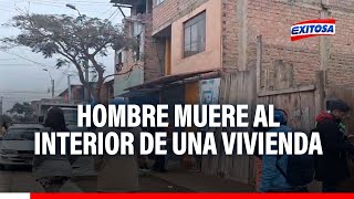 🔴🔵Villa El Salvador Hombre murió al interior de una vivienda abandonada [upl. by Alyssa961]