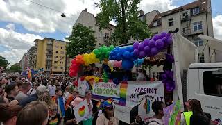 CSD München 2024 Impressionen von der Politparade beim Christopher Street Day [upl. by Slayton381]