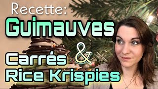 Recette de Guimauve et Carrés Rice Krispies [upl. by Aibara]