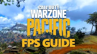 BEST WARZONE CALDERA PC SETTINGS Warzone Pacific FPS Guide 2022 [upl. by Sedgewick]