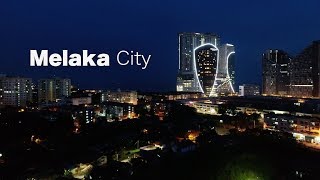 MELAKA Night Aerial  4K [upl. by Marianne767]