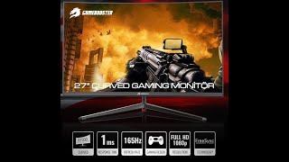 GAMEBOOSTER GB2779CF GAMING MONİTÖR İNCELEME FİYAT PERFORMANS MONİTÖRÜ 165 HZ 1MS [upl. by Iona]