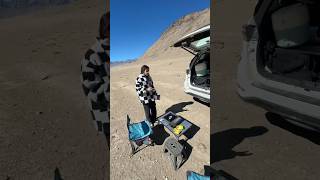 On Road Camping and Maggie in Ladakh ❤️ camping ladakh roadtrip shorts harpreetsdc [upl. by Elvyn]