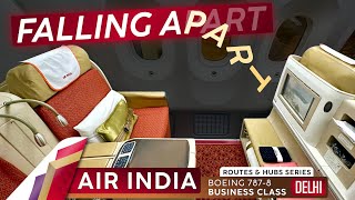 Falling Apart · AIR INDIA Business Class 🇮🇳 Delhi ✈ Dubai 🇦🇪 Maintenance What Maintenance [upl. by Alsworth647]