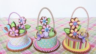 How to Make 3D Contoured Cookie Baskets Part of a Dessert Network Collaboration [upl. by Leticia]