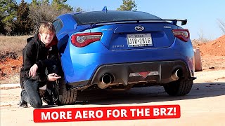 BRZ Rear Spats Install [upl. by Aneertak780]