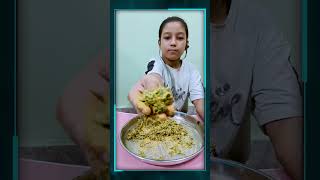 Palak Pakodafood cooking  baby cook [upl. by Eseila]