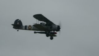 4K Fairey Swordfish Mk I at Duxford DDay airshow 2024 [upl. by Assenov]