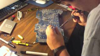 Apple iMac G5 Capacitor Repair [upl. by Adamek143]