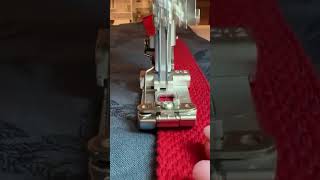 BERNINA coverstitchCOMPENSATING Footsewing Tips and tricks For Beginners shorts youtubeshorts [upl. by Heindrick]