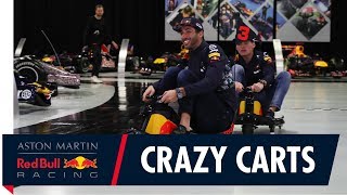 Max Verstappen and Daniel Ricciardo Crazy Cart The Factory [upl. by Feucht]