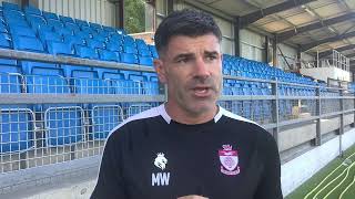 Manager Interview  CPD Bae Colwyn vs Aberystwyth  3rd August 2024 [upl. by Flory228]