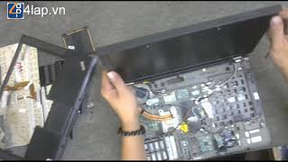 Hướng dẫn tháo lắp vệ sinh quạt cpu laptop IBM Thinkpad T410 [upl. by Barris]