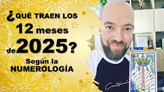 🔮✨QUÉ TRAEN para ti los 12 meses del 2025 según la numerología [upl. by Groeg843]