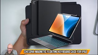 Magnetic Floating Keyboard Case for iPad [upl. by Abisia568]