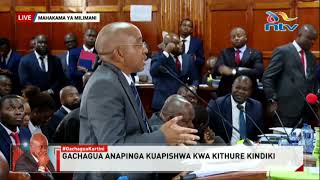 DP impeachment Lets not rush this case Rigathi Gachaguas lawyer Tom Macharia says [upl. by Rusticus]