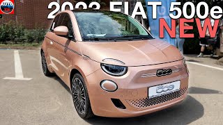 NEW 2023 Fiat 500e  REVIEW interior exterior [upl. by Abas]