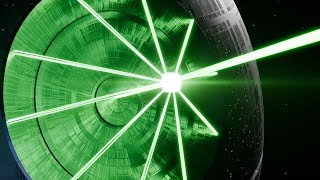 The Death Star destroys a planet  Star Wars Blender Animation [upl. by Firehs]