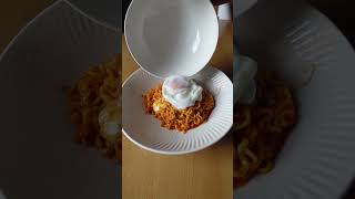 3x spicy buldak noodle fresh mozzarella egg amp crisps buldak mozzarella [upl. by Meelas]