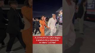 Alexander Delgado en la apertura de su restaurante en Miami [upl. by Root]