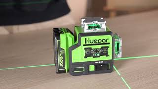 Huepar P03CG  3D Laser Level Self Leveling Bluetooth outdoor Line Laser Green Beam [upl. by Sotos]