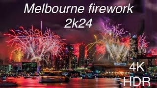 Melbourne Australia fireworks 2024 fireworks viral viralvideo 2024 [upl. by Leone]