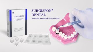 Surgispon Dental haemostatic sponge [upl. by Abihsot]