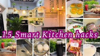 15 Kitchen Tips amp Tricks  smart Kitchen Hacks That Will Save You Time and Effort 💯 [upl. by Enneirb876]