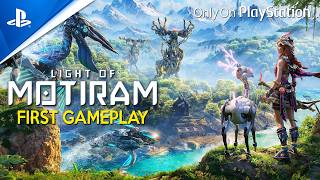 LIGHT OF MOTIRAM New Gameplay Demo  EXCLUSIVE PS5 Open World Survival like HORIZON coming in 2025 [upl. by Ok]