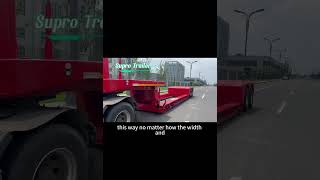 Custom SemiTrailer Stable Extendable CostSaving SuproTrailer CustomTrailer HeavyTransport [upl. by Hampton358]