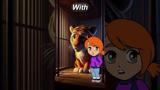 rhymes childrenspoem The Tiger in the Zoo  Short Poem for Kids  Fun amp Educational Rhymes [upl. by Nodyl]