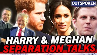 Prince Harry PANICKING about keeping family together over row with Meghan Markle as Trump lashes out [upl. by Huai]