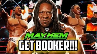 WWE MAYHEM HOW TO GET BOOKER T 1ST EVER BRAWLER WEEK [upl. by Mansur]