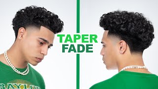 INCREÍBLE TAPER FADEDESVANECIDO EN CABELLO RIZADO  TUTORIAL [upl. by Etteuqram255]