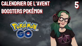 5 Booster Pokémon GO  Calendrier de lAvent Pokémon 2023 [upl. by Enelyak]