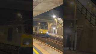 DC Rail Class 60 BEN NEVIS Blasts through Dawlish Station with Horns  Bristol east Totnes 60029 [upl. by Yldarb277]