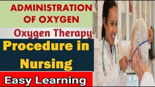 Oxygen therapy and methods of oxygen administrationpurposes indications of oxygen therapynursing [upl. by Anica603]