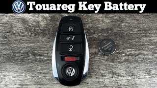 How To Replace Volkswagen Touareg Remote Key Fob Battery 2011  2017 Replacement VW Fob Batteries [upl. by Alamak126]