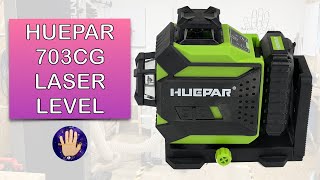 Huepar 703CG Laser Level Demonstration and Review👍 [upl. by Nimocks]