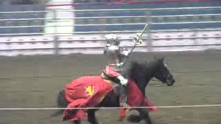 Full Contact Jousting demonstration at the 2015 Canadian Western Agribition [upl. by Murtha]