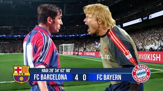 Oliver Kahn Will Never Forget This Humiliating Performance by Hagi [upl. by Leakim]