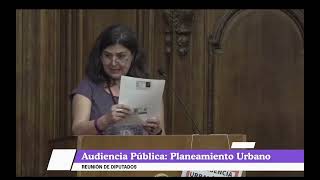 MARTINA MIRAVALLES  PARTICIPACIÓN AUDIENCIA PÚBLICA 0611 [upl. by Uase]