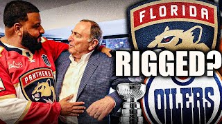 THE FINALS ARE RIGGED EDMONTON OILERS BLOW THE LEAD IN GAME 2 FLORIDA PANTHERS WIN Stanley Cup [upl. by Galang]