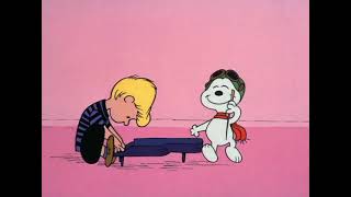 Snoopy Being Emotional to Schroeder Playing the Piano [upl. by Nolrev266]