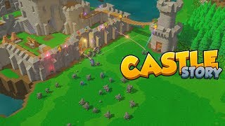 Castle story multiplayer 1 Командная сетевая игра 2v2 Режим Conquest [upl. by Savior308]